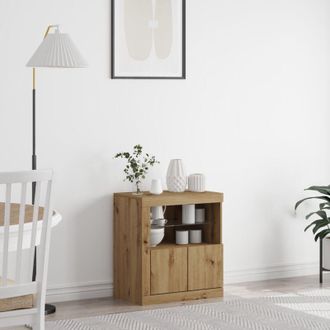 vidaXL Credenza Marrone 60.5 x 37 x 67 cm Legno multistrato - Vidaxl