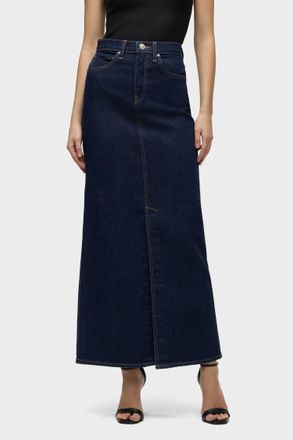 Hudson Reconstructed Maxi Skirt In Eve