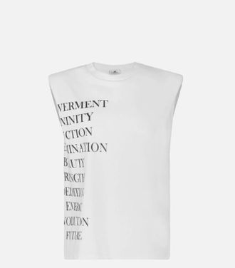 Elisabetta Franchi T-shirt met lettersprint