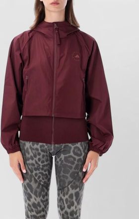 adidas by Stella McCartney cropped hooded track jacket