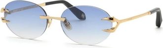 Roberto Cavalli Src 182 300B Zonnebrillen - unisex - Zonnebrillen - Geel - 59 MM - Accessoires