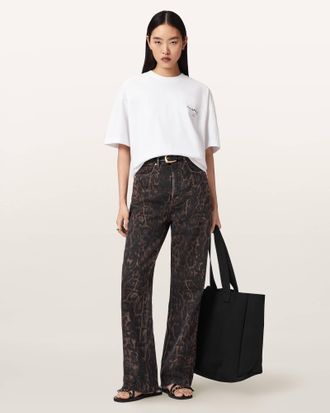 AllSaints Cotton Underground Etta Regular Fit T-Shirt, Size: L