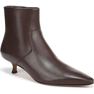 Vince Simone Kitten Heel Bootie in Cacao Brown at Nordstrom Rack, Size 6.5