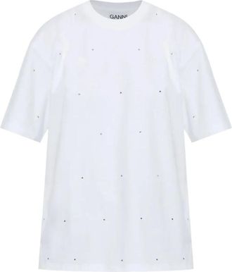 Ganni Mujer, Camisetas, Blanco, Talla: M