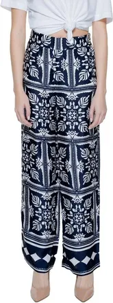 Street One Dames, Broeken, Blauw, Maat: W34 L30 Viscose