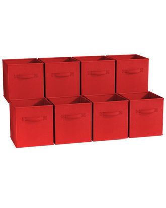 Sorbus 11In 8 Pack Foldable Storage Bins