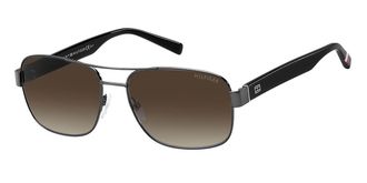 Tommy Hilfiger TH 1665/RE/S V81/HA Mens Sunglasses Silver Size 59