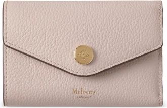 Mulberry folded grained-leather wallet - Pink