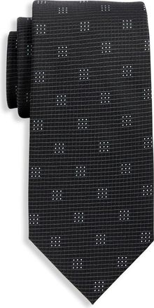Michael Kors Big & Tall Palais Neat Tie in Black at Nordstrom, Size X-Large