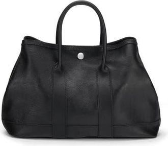Ezra Arthur Audrey Soft Steer Leather Top Handle Bag in Black at Nordstrom