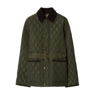 Burberry Jassen, Dames, Groen, M, Burberry Jassen