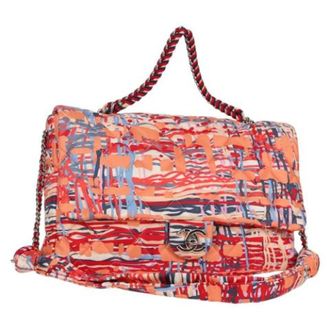 Chanel Pre-owned Vintage Nylon Schoudertas - Dames - Pre-owned - Veelkleurig - Maat: ONE Size Nylon