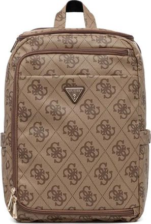 Guess Co Zaino Berta 4G con placca logo - Toni neutri