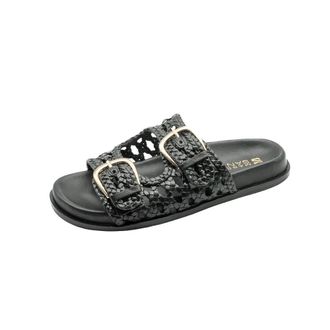 Massimo Santini Schoenen, Dames, Zwart, 36 EU, Slippers
