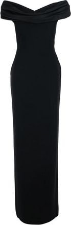 Solace London Adele Maxi Jurk - Dames - Avondkleed - Zwart - S - Kleedjes