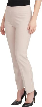 Joseph Ribkoff Slim Mid-rise Broeken 143105 - Dames - Slim Fit Broeken - Beige - M - Polyester - Broeken
