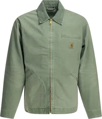 Carhartt Work in Progress Light Green Logo Jacket