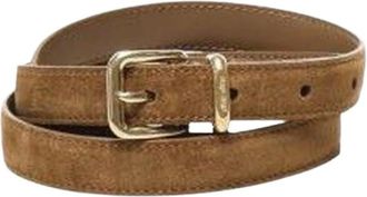 Miu Miu Pre-owned Belts, female, Brown, Size: ONE SIZE Pre-owned Leather Belt