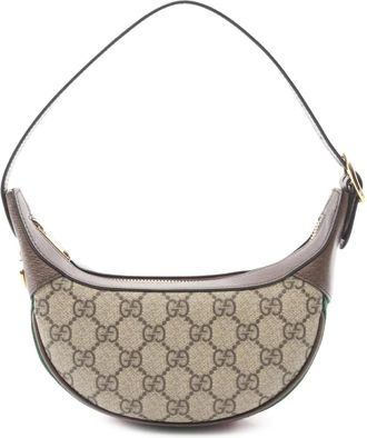 Gucci 2016-2025 Mini GG Supreme Ophidia shoulder bag - Brown
