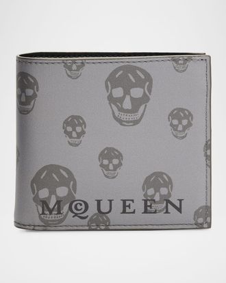 Alexander McQueen Mens McQueen Bi-Fold Wallet