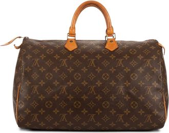 Louis Vuitton Borsa tote Speedy 40 con monogramma - Marrone