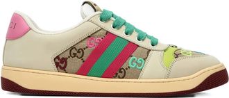 Gucci Screener GG embroidery sneakers - Neutrals
