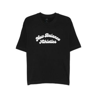 New Balance Script-logo Cotton Top