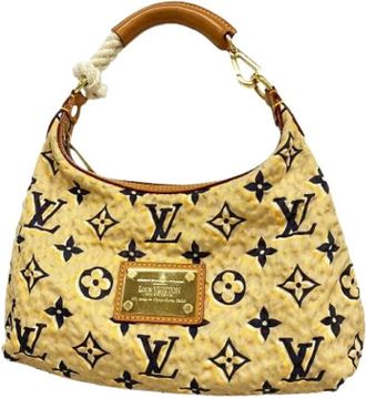 Louis Vuitton Pre-owned Shoulder Bag - Dames - Vintage Schoudertas - Beige - ONE Size - Vintage