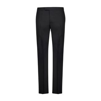 Alexander McQueen Suit Trousers, male, Black, L, Tailored Barathea Trousers