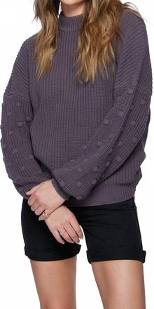 O'Neill Lucky Lady Mock Neck Sweater In Slate