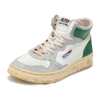 Autry Super Vintage Mid Schoenen - Heren - Sneakers - Veelkleurig - 42 EU - Leer - Schoenen
