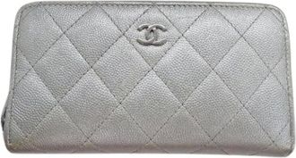 Chanel Pre-owned Portafoglio a Catena/Spalla - - Pre-owned - Donna - Grigio - ONE SIZE