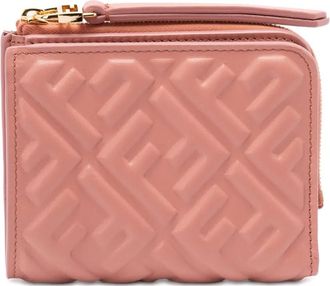 Fendi Portafoglio con zip - Rosa