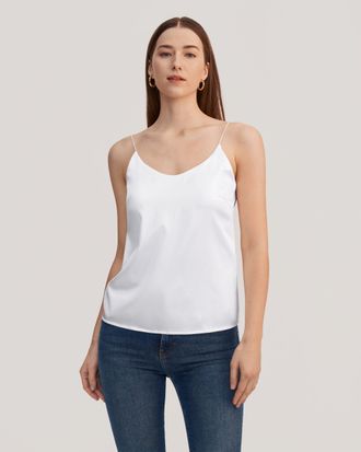 LilySilk Built-in Bra Comfy Silk Camisole