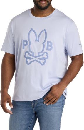 Psycho Bunny Big & Tall Chris Graphic Tee in Zen Blue at Nordstrom, Size 2X Big