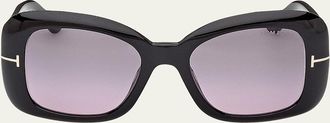 Tom Ford Sandra 52MM Square Sunglasses