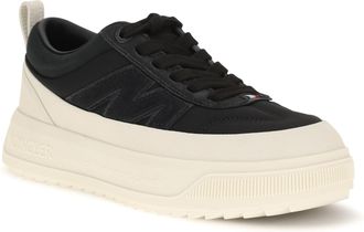 Moncler Womens Altive Sneakers Nubuck And Suede Black