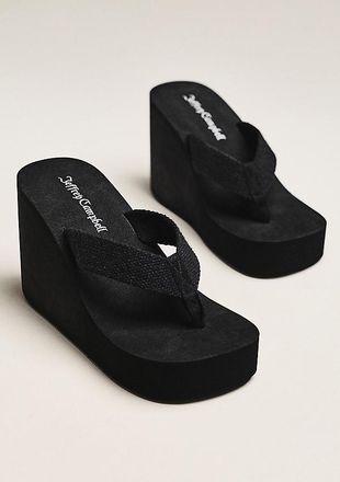 Jeffrey Campbell Astria Wedge Thong Sandals