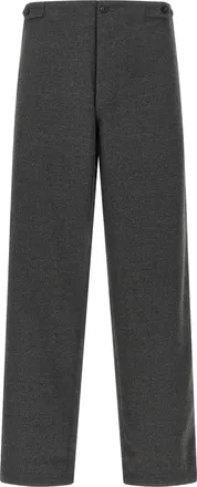 Cellar Door Gray Polyester Casual Mens Pants