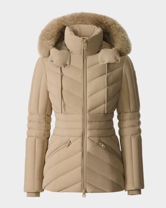 Mackage Nadia-SH Quilted Down Jacket with Detachable Hood