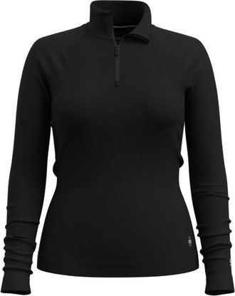 Smartwool Classic Thermal Merino BL 1/4 Zip Boxed Merinounterw&auml;sche f&uuml;r Damen | schwarz