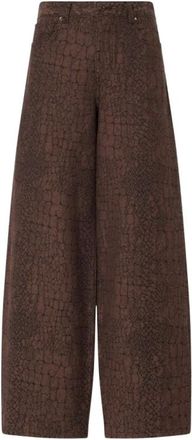 Liu Jo Jeans Larghi - - Jeans - Donna - Marrone - W29