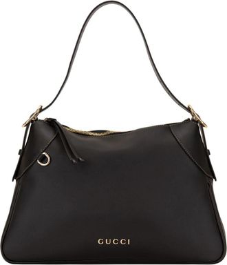 Gucci Schoudertassen - Dames - Schoudertassen - Zwart - ONE Size - Leer - Tassen