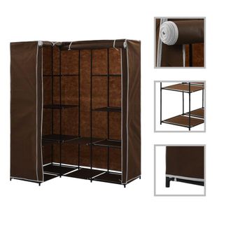 vidaXL Armario De Esquina Marr&oacute;n 130x87x169 Cm Vidaxl