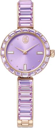 Swarovski Matrix Quartz Purple Dial Ladies Watch 5743713