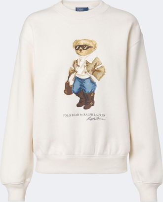 Polo Ralph Lauren Sudadera Polo Bear en mezcla de algod&oacute;n