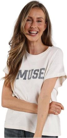 Nukus Nukus, Dames, Tops, Beige, Maat: L