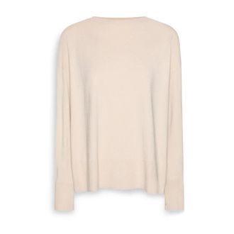 Elena Miro Sweatshirts - Dames - Ronde hals truien - Beige - M - Truien & Vesten