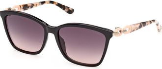 Guess GU00361 01B Womens Sunglasses Black Size 56