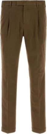 Pantaloni Torino Slim-fit Broeken - Heren - Slim Fit Broeken - Bruin - L - Broeken